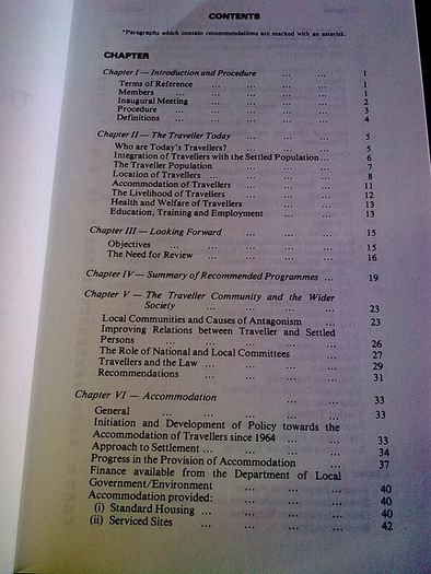Report of the travelling people review body 1983 Ireland Irish