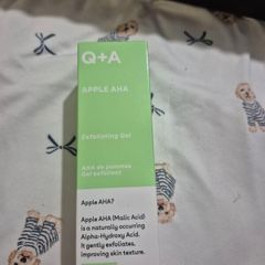 q + a exfoluating gel. New
