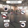 Fitness, Power Tower Dip Station, MultiFit, Adjustable Height and Backrest, Multi gym, Heavy Duty, Multi-functional Tower, Home Gym Image 4