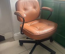 ALEFJALL Golden Brown Office Chair