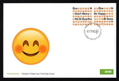 2017 Ireland Emoji Commemorative Stamps An Post First Day Cover (FDC)