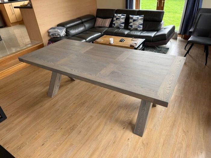 Wooden dining table