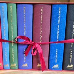 Ultra Rare - Signed Harry Potter Deluxe edition books