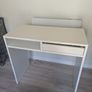 White desk with drawer Image 5