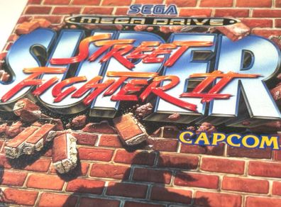 Super Street Fighter 2 for Sega Mega Drive - Boxed and Minty
