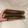 Michael Kors Gold Large Wallet (genuine) - like new Image 4