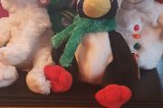 Collection of Christmas Themed Beanie Bears