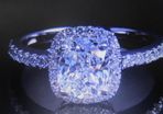 Sterling Silver Halo Style Ring