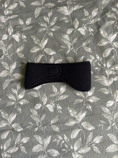 Black ear warmers