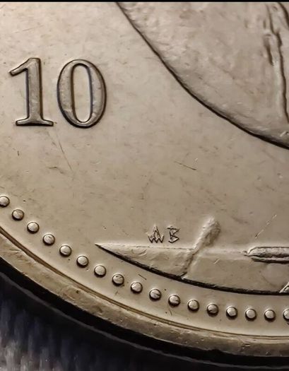 Gibraltar 10 Pence 2020 AB Rare