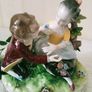 Unterweissbach Germany Porcelain Dresden Figurine  Courting Couple  "Young Lovers" Image 8