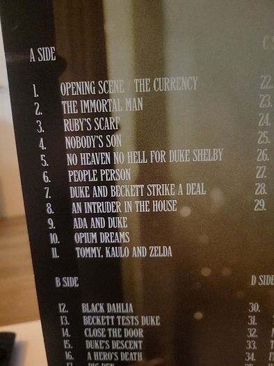 Peaky Blinders the immortal man 2 smoky vinyl