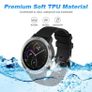 22mm Strap Compatible for Fossil Gen 5, Compatible for Samsung Galaxy Watch 3 45mm, Sports Silicone Replacement Wristband Compatible for Garmin Vivoactive 4 Image 4