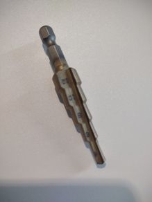 HSS 4-12Mm Step Drill Bit Drill HSS 1PC Titanium Coated High Speed Free inspection
