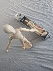 Wooden mannequin