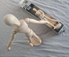 Wooden mannequin