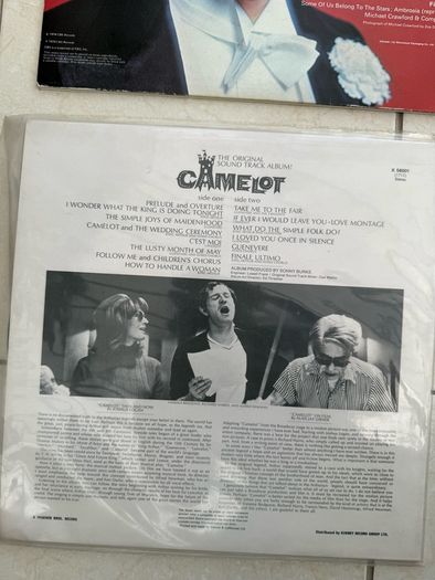 Vinyl bundle including Joseph and the amazing Technicolor dreamcoat, Camelot soundtrack, Robin Gibb and Michael Crawford