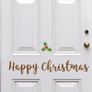 Happy Christmas Sticker, Happy Christmas Decal, Front Door Decal/Sticker, Christmas Sticker, Christmas Window Sticker, Christmas Door Sign Image 4