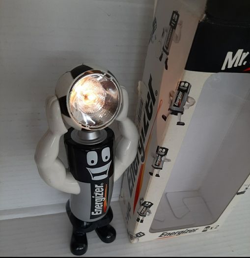 new vintage collectable Mr energizer torch 1998 unopened