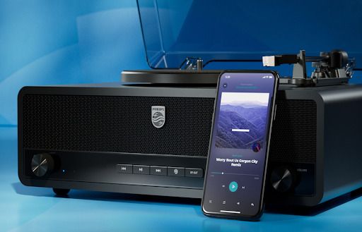 Philips Century Bluetooth Turntable Record Player