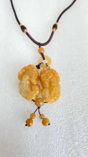 Yellow Jade Necklace