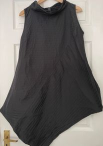 Black Elli Asymmetrical Top - Size 2