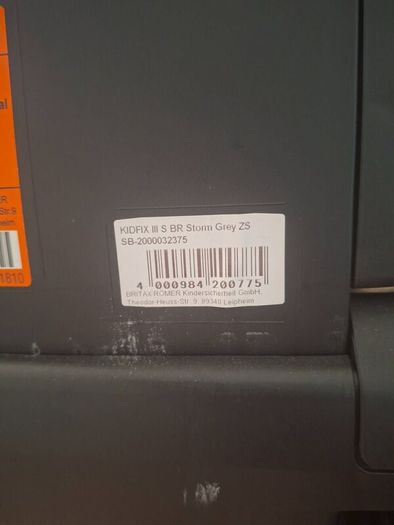 Britax rmer kidfix III S children's car seat