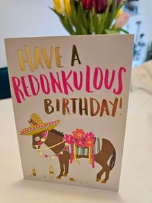 Paperchase birthday card (blank inside)