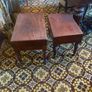 2 x Antique mahogany Victorian baby bath bidet Image 2