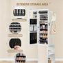 Jewellery Cabinet with Full-Length Mirror & LED Lights Image 2