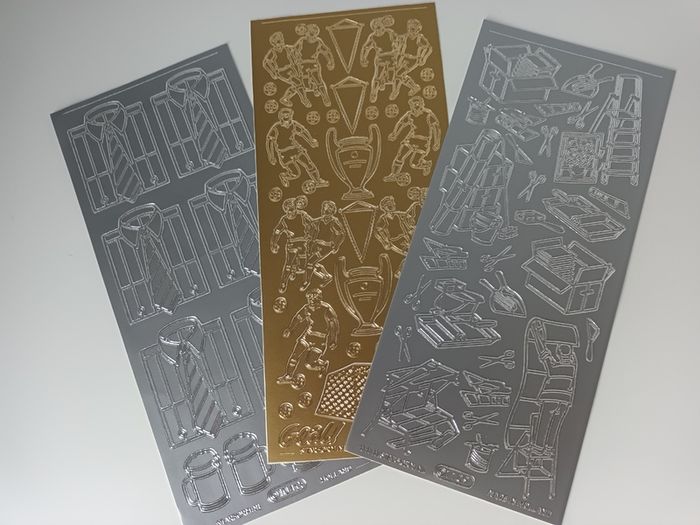 Craft Stickers - Male Interests