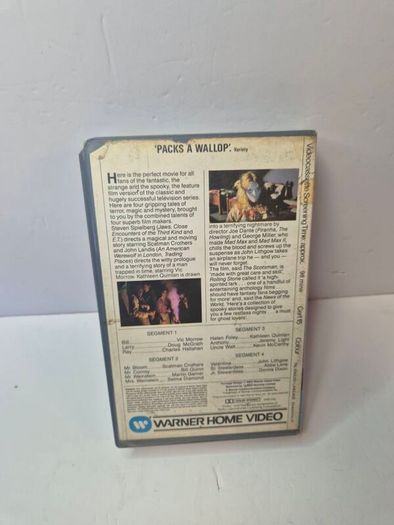 Twilight Zone: The Movie VHS (1983)  Rare Pre-Cert Warner Big Box PAL (Play Tested & Mould Free)