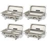 4 Piece Chafing Dish Set Stainless Steel Image 2