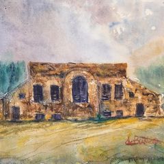 Mountpelier Hill (hell fire club)watercolour watercolour