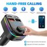 Bluetooth 5.0 FM Transmitter Car Charger PD Type-C Dual USB MP3 Player Handsfree Image 3