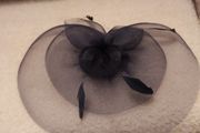 Navy fascinator