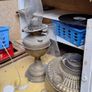 Variety of old oil lamps Image 5