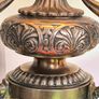 Edison & Swan Antique Rococo Brass Table Lamp Working Order Image 4