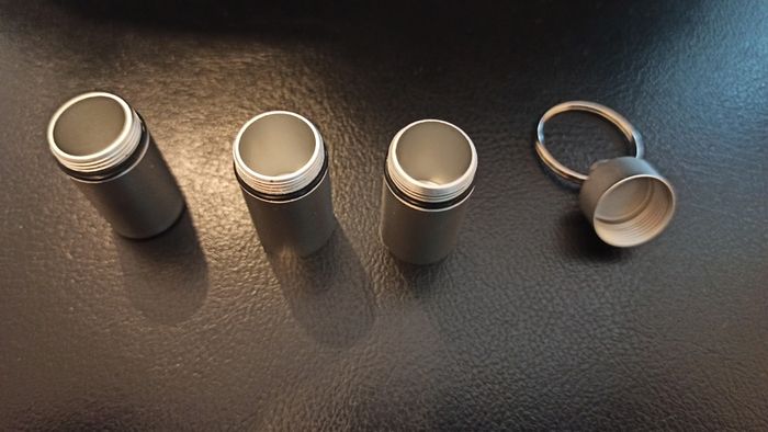 Aluminum keychain ,medicine box.