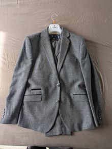 three piece suit: House of Cavani; large; slim fit