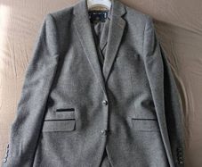three piece suit: House of Cavani; large; slim fit