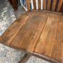 Solid Oak Vintage Directors Chair with robust spring action Image 5