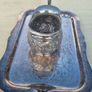 Viking Plate / Made in Canada / E.P. Brass creamer and tray Image 5