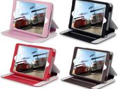 New Ipad Mini Techstyle Pu Leather Folio Wallet Case With Stand Pink / Black / Red By Terrapin