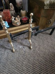 Antique brass fronted Andrions.