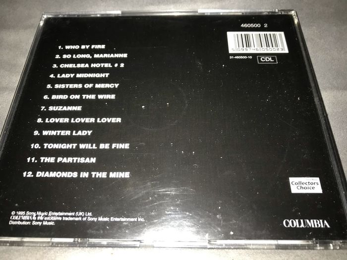 Leonard Cohen  -  So Long Marianne    CD