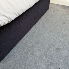 King size black bed base , 2 black lockers and one wall mounted black headboard