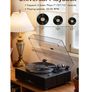 Retrolife Turntable with Integrated Speakers Belt Drive 33/45 RPM Vinyl Record Player Image 4