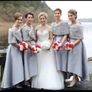 Bridesmaid Dresses & Fur Image 4