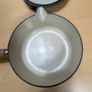 Le Creuset Blue Cast Iron Saucepan 20cm Lid Wood Handles - VGC Image 8